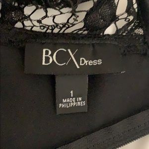 black and tan midi dress with sequence